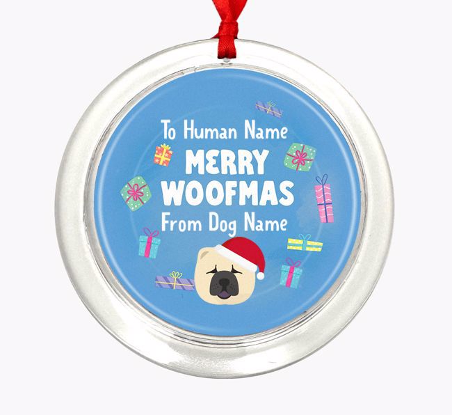 Merry Woofmas: {breedFullName} Christmas Decoration